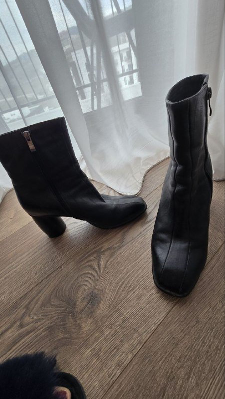 Демисезонные сапоги натуральная кожа, размер 38-39