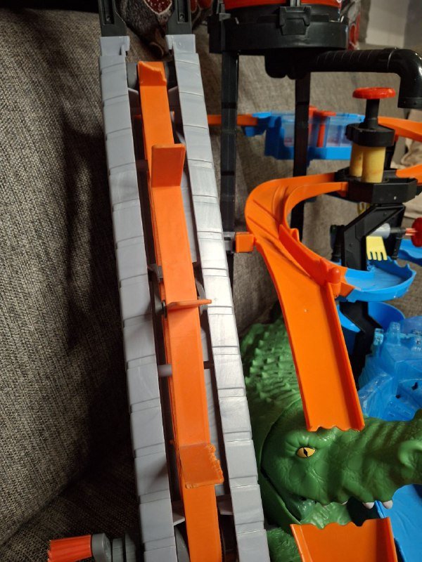 Хот Вилс автомойка с крокодилом 3