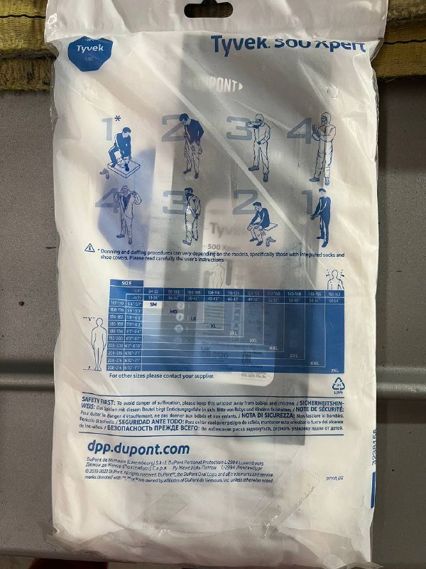 Комбинезон малярный, маска малярная 2