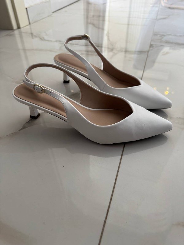 Белые женские лодочки 41 размер 2