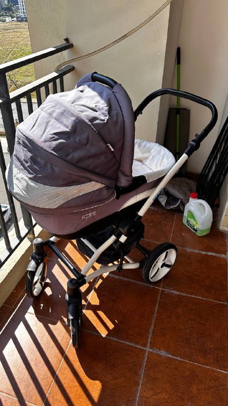 Коляска с дождевиком 7