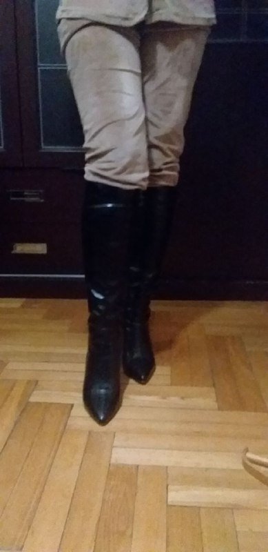 кожаные сапоги 40 размер