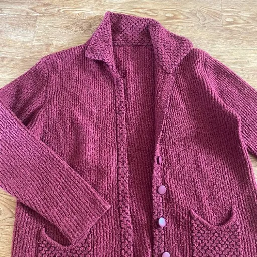Женский вязаный кардиган XL