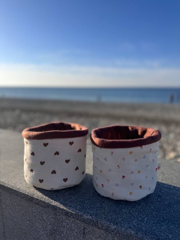 Корзины текстильные вместительные