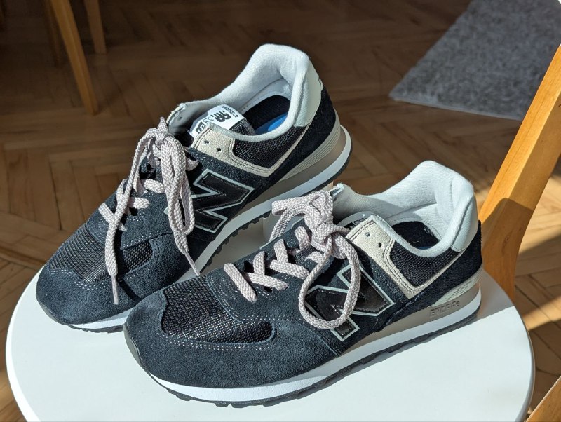 Кроссовки New Balance 574 Core мужские черные с белым