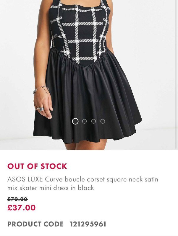 красное платье Asos Design, платье-корсет Asos Luxe 7