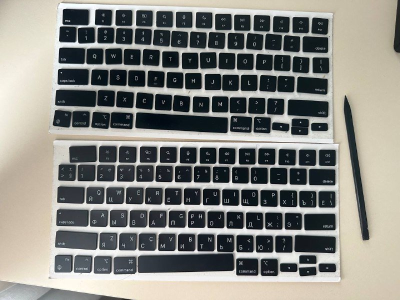 Клавиатура для Macbook Pro M1 русская и английская
