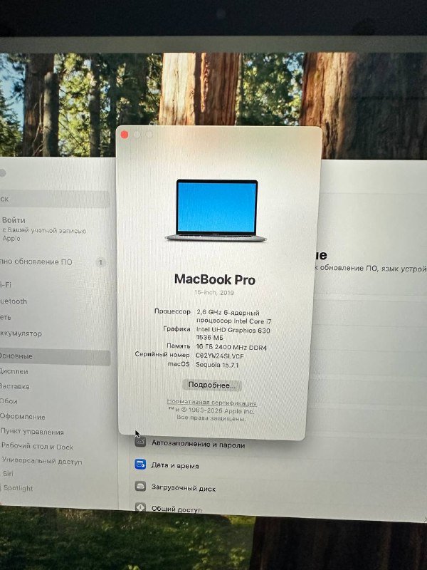 MacBook Pro 15 с Radeon pro 555x 257Гб 8