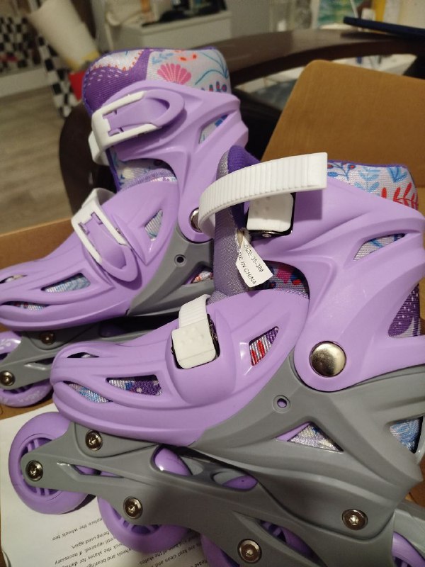 Роликовые коньки новые, размер до 36 2