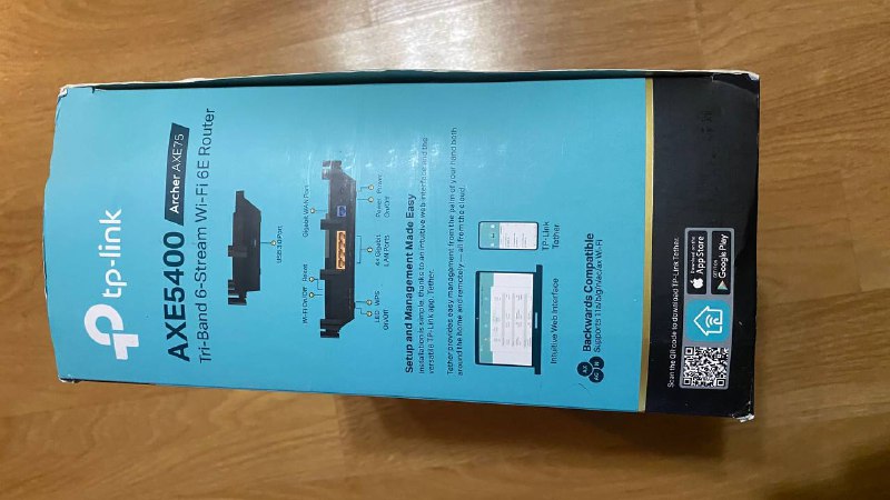 TP-Link Archer AXE75 AXE5400 Wi-Fi 6E роутер