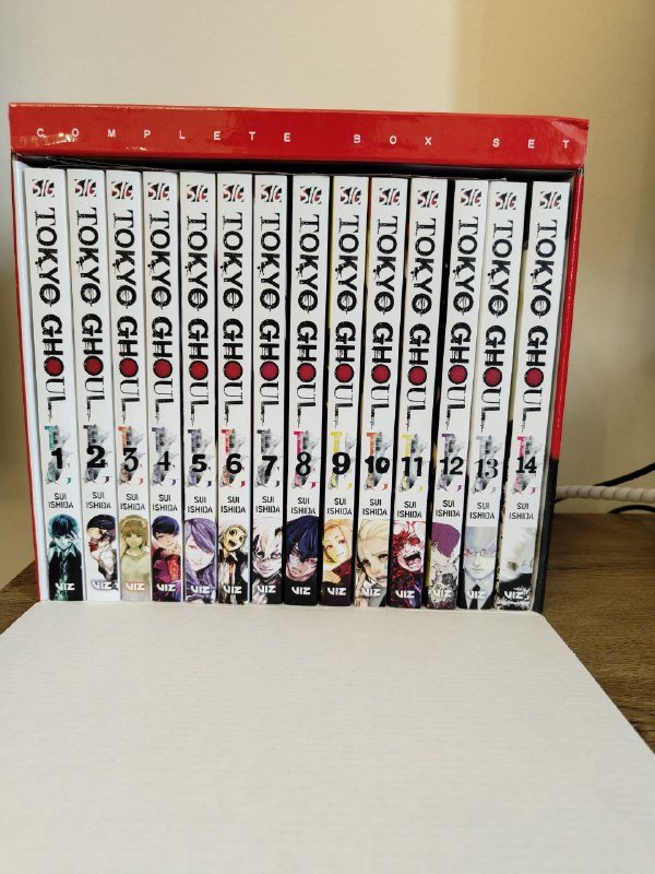 Манга Токийский Гуль полное издание в коллекционное коробке и постером 3
