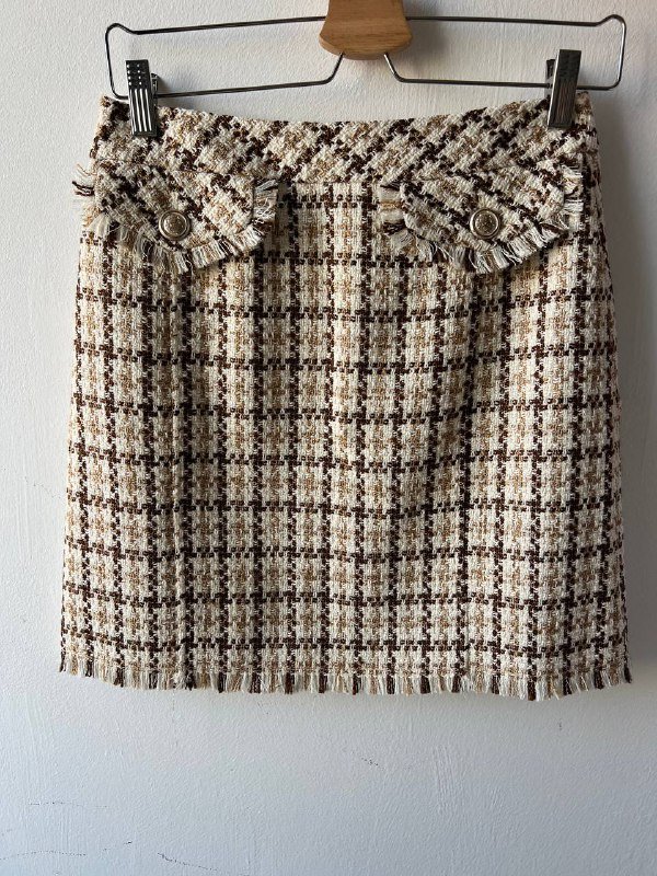Твидовый жилетка и юбка Rue Италия 4