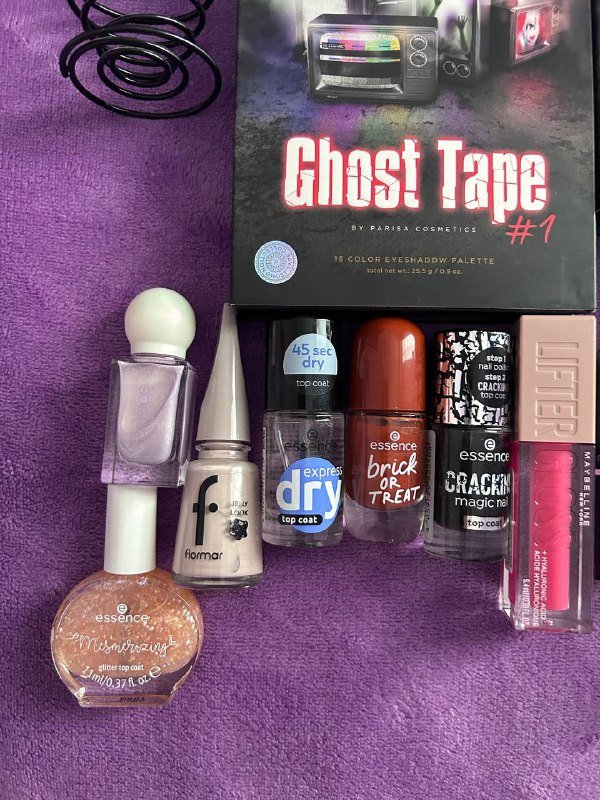 Косметика лот: тени, помады, лаки, сыворотка, перчатки 4