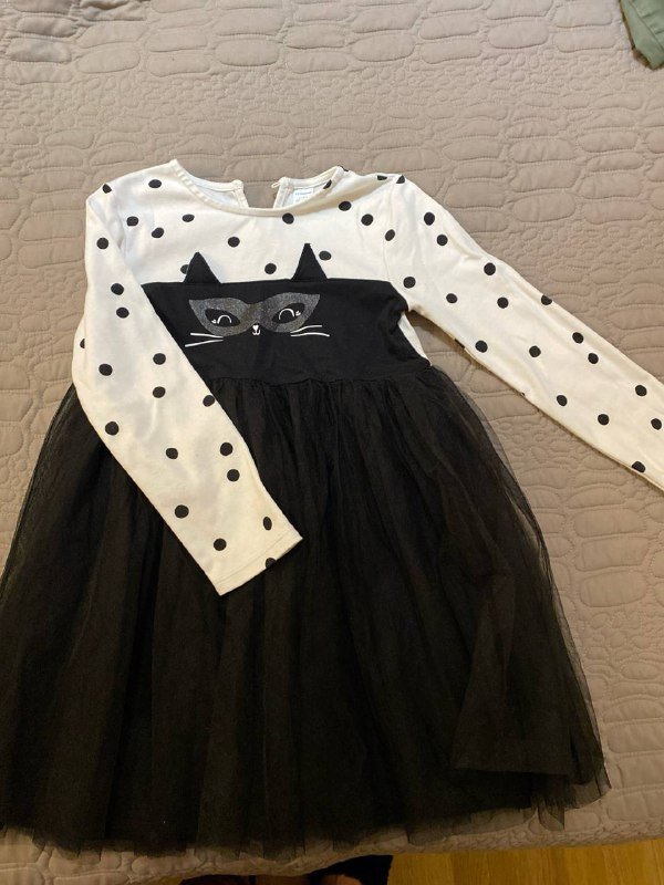 Платье Кошечка 7-8 лет рост 122-128