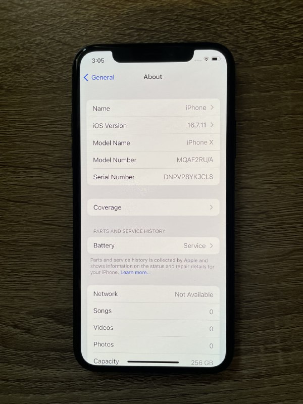 iPhone X 256 Гб 3