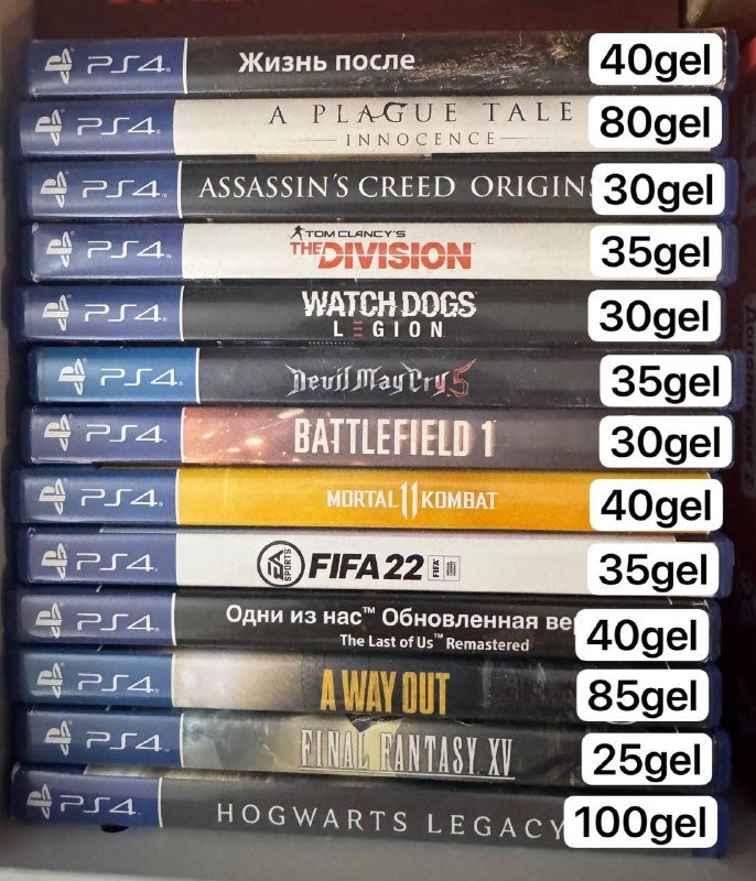 Игры для PS4 PlayStation 4 комплект