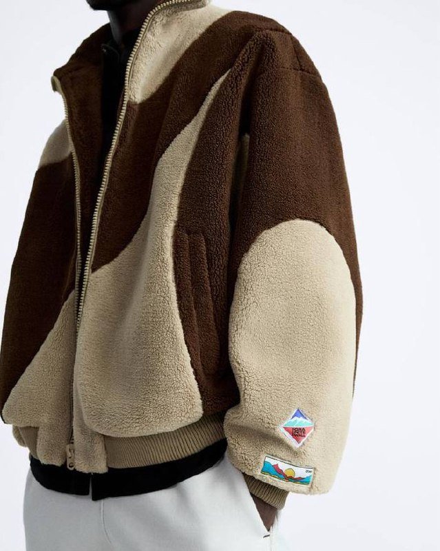 Куртка Zara Teddy Fleece XL