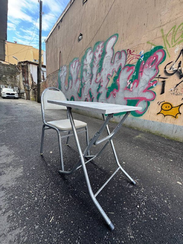 Стол складной, стул комплект