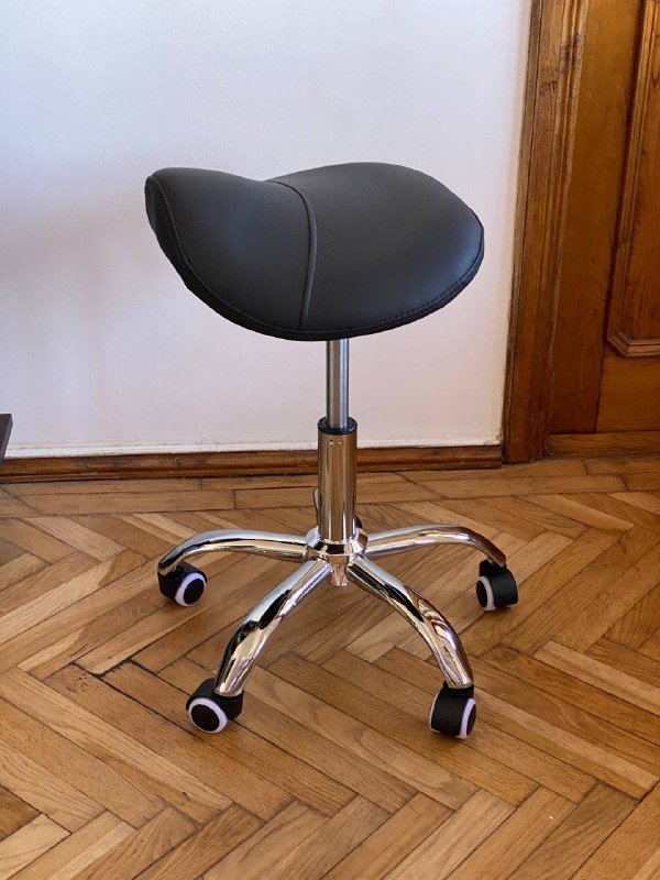 Стул седло белый 2