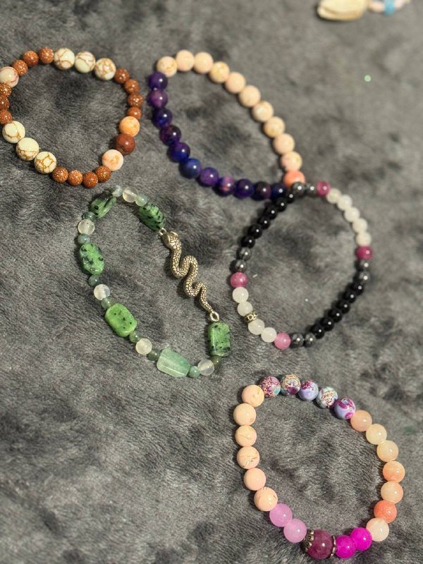 Браслеты ручной работы из натуральных камней 2