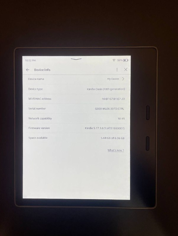 Amazon Kindle Oasis 10th | 8gb 3