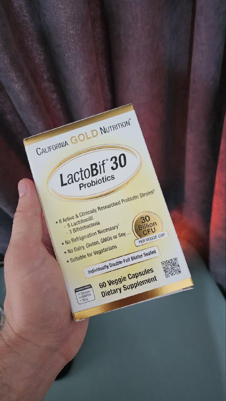 Пробиотики California Gold Nutrition LactoBif 30 4