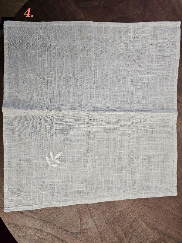 Подставки под тарелки розовые 6 шт. 4