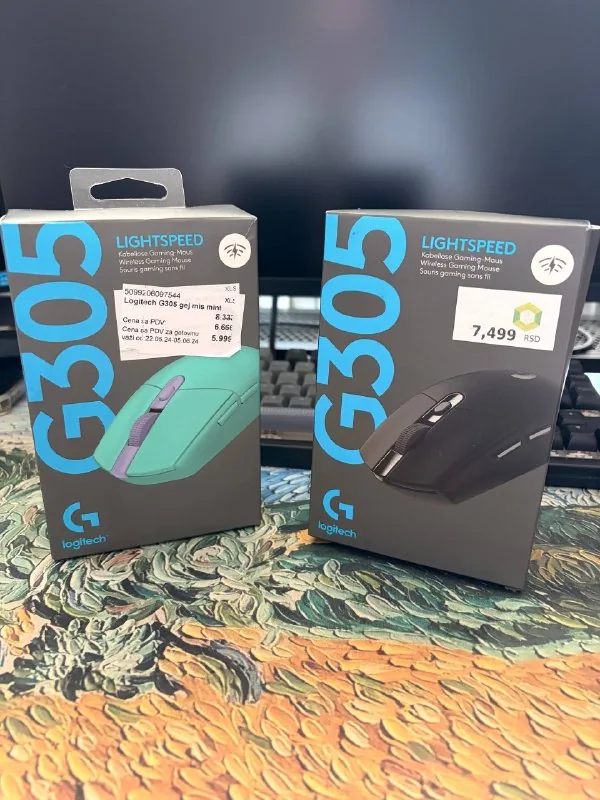 2 мышки Logitech G305 1