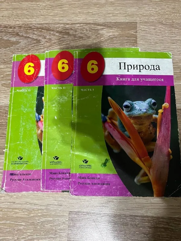 Учебники «Природа» и «Литература», 6 класс 1