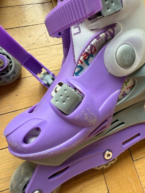 детские ролики, шлем, наколенники, налокотники, перчатки, рюкзак 4