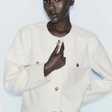 H&M bodysuit, pajama set, Nike hoodie, bodysuit, suit, Zara windbreaker, Puma puffer jacket, Zara blazer, Stradivarius jeans 8