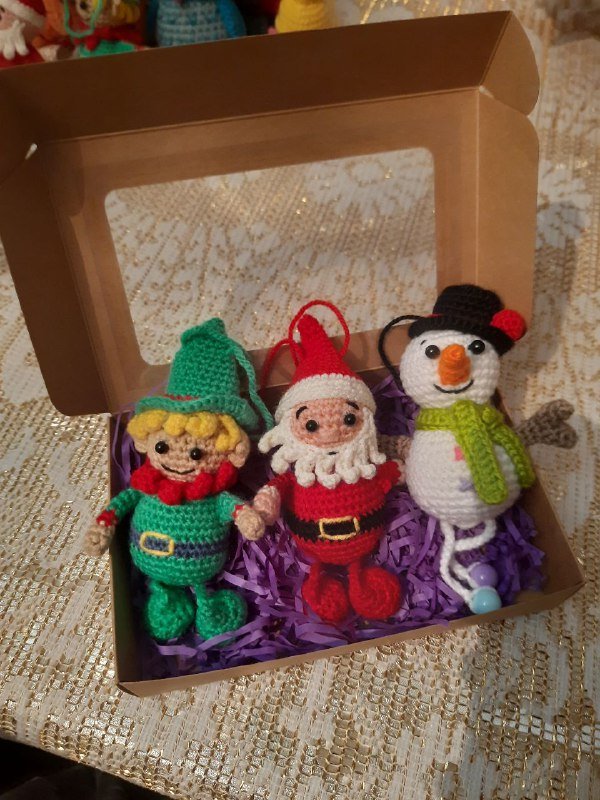 Кепка женская, Рубашка мужская XXL, Наборы новогодних игрушек 4