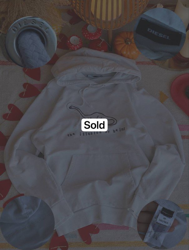 Пудровый свитшот с утяжками на рукавах, Нейлоновый жилет на пуху, Худи с динозавром, Трикотажный свитер с V-образным воротником 3