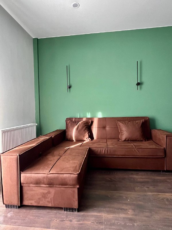 Абсолютно новый диван, ткань алькантара 2