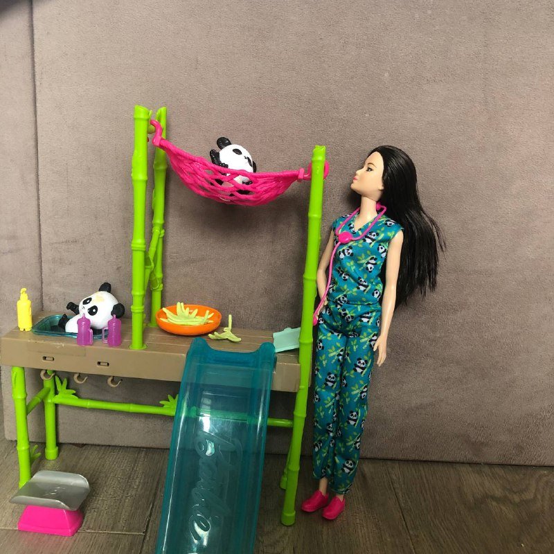 Набор барби Ветеринар и панды