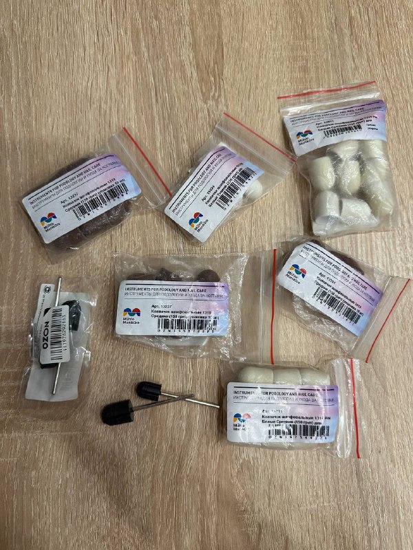 Колпачки и основа, бигуди 18 см, 12 штук