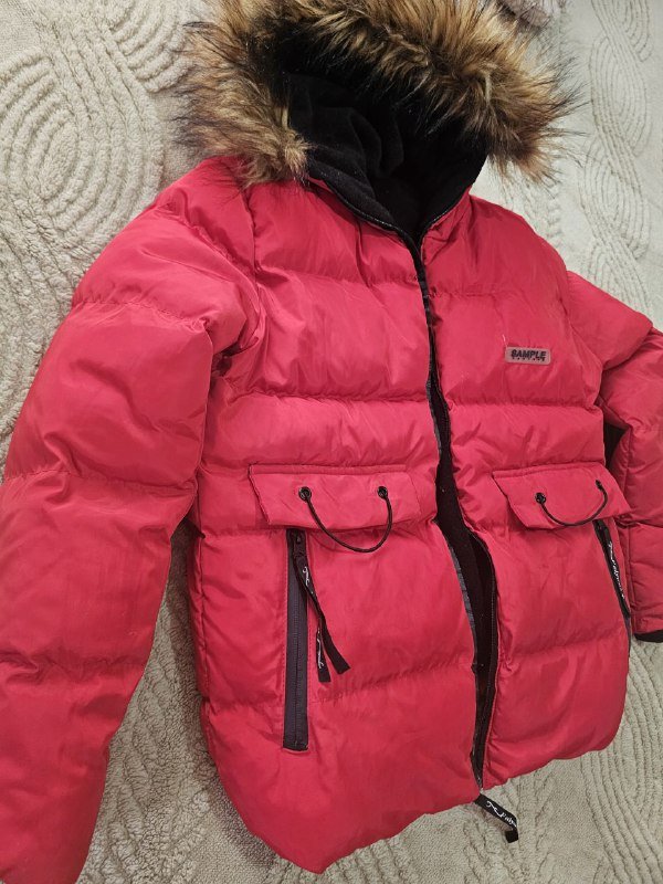 Тёплая куртка универсальная 150см рост