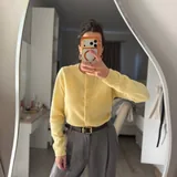 Женский шерстяной кардиган ZARA 7