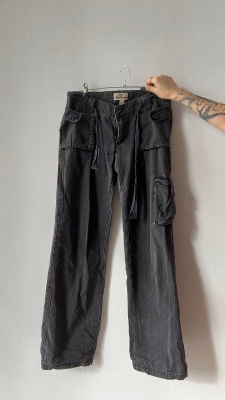 штаны на низкой талии размер s/m