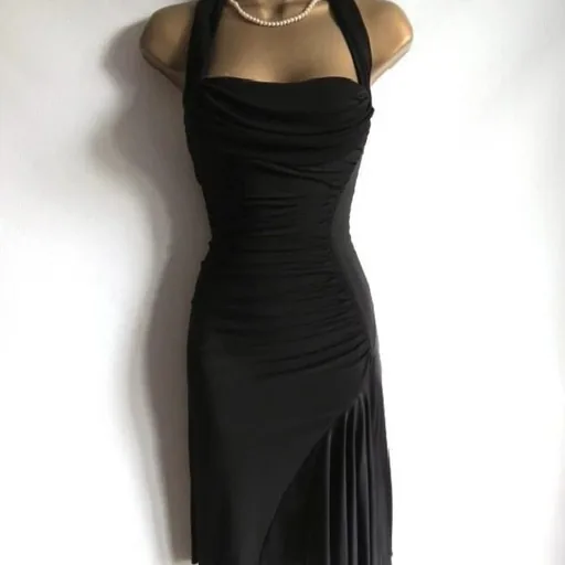 Чёрное платье Vivienne Westwood style