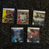 PS5 с дисководом, джойстик и игры комплектом 3