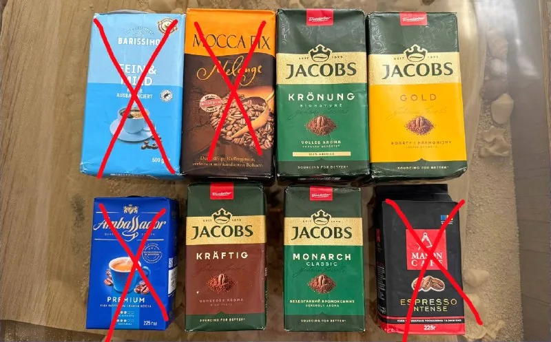 Кофе, survival tabs, зеркало, этажерка 1