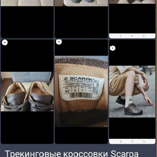 Треккинговые кроссовки Scarpa Mojito Basic GTX