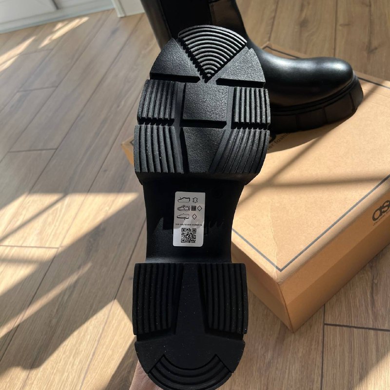 Ботинки ASOS DESIGN из натуральной кожи, размер 39 6