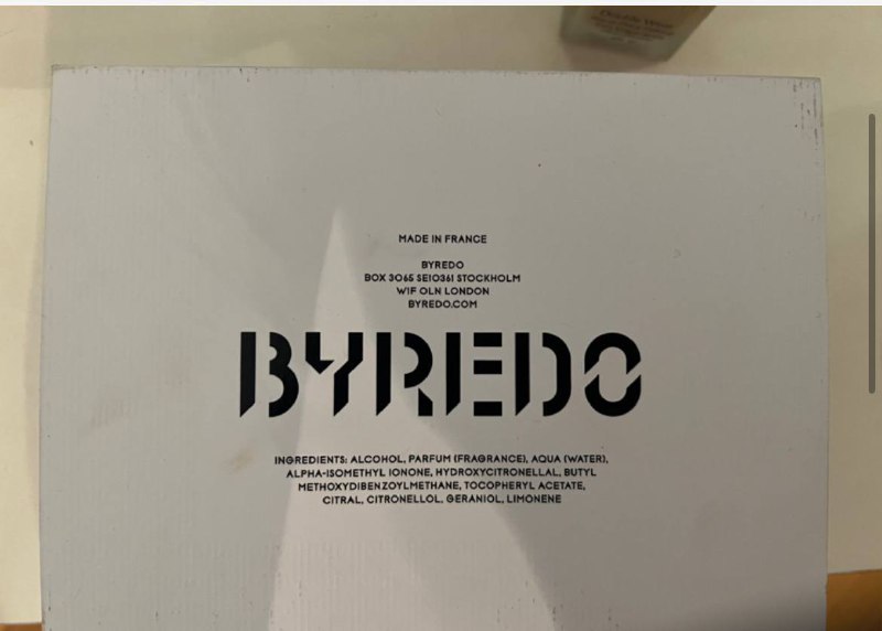 Оригинальные духи BYREDO BLANCHE, 100 ml 2