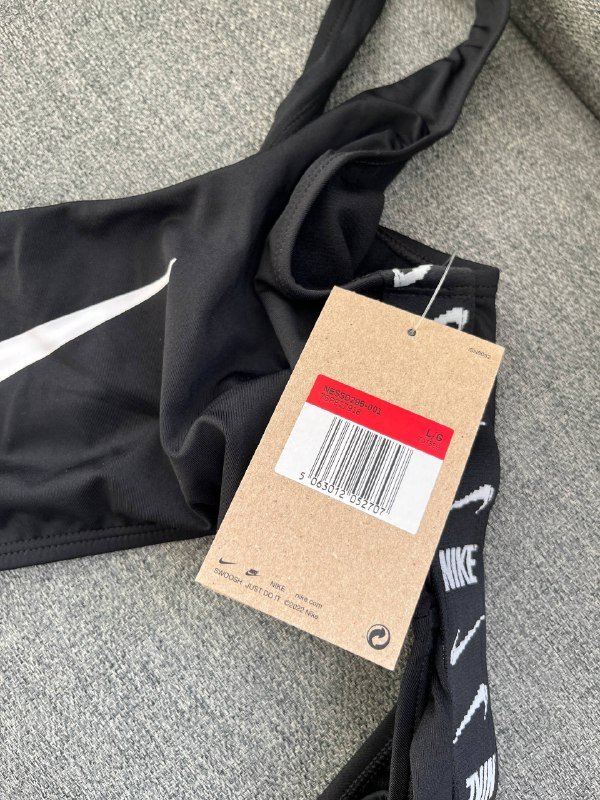 Купальник Nike светло-розовый, чёрный, Размер L, M 9