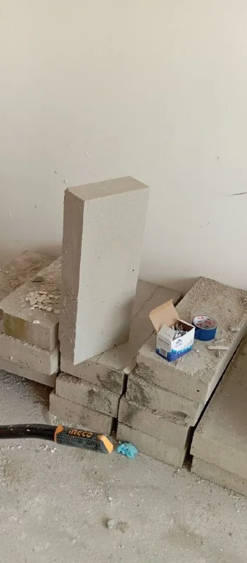 Блоки газобетона, 8 шт.