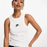 Белая oversize футболка, белый топ, жилет 4