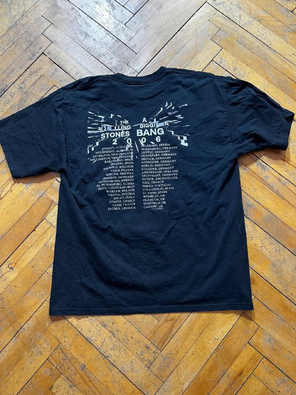 Rolling Stones 2006 tour band t-shirt size XL 2