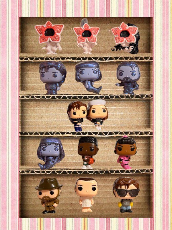 Фигурки Киндер джой и Очень странные дела